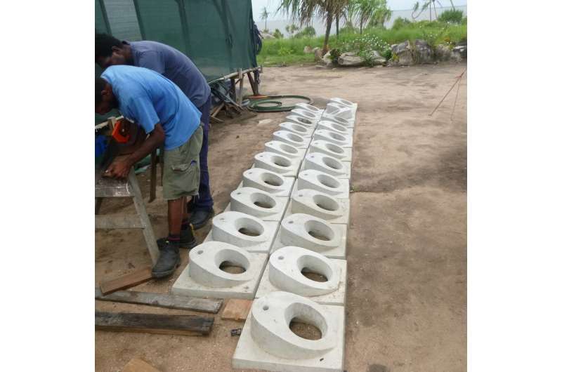 Hand-building dry toilets in PNG's coastal villages to fight climate change impacts