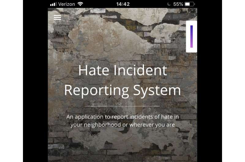 Hate incidents are notoriously underreported; now, there's an app for that