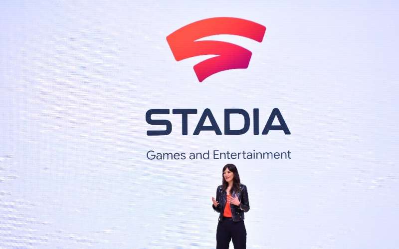 Head of Stadia Games and Entertainment Jade Raymond speaks on-stage during the annual Game Developers Conference at Moscone Cent