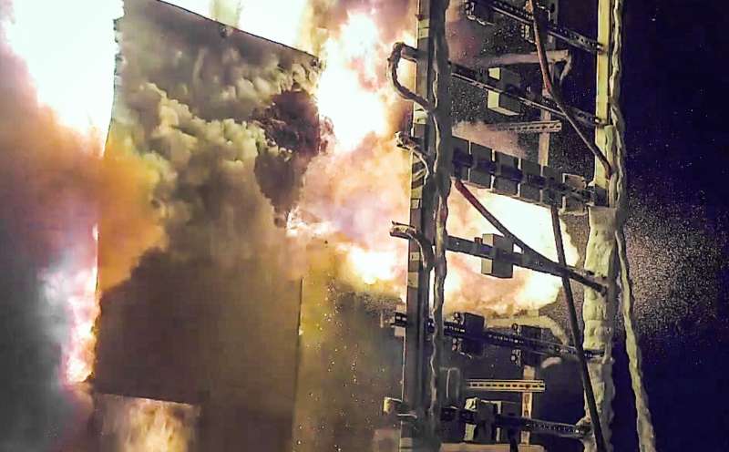 High-speed fire footage reveals key insights for power plant safety