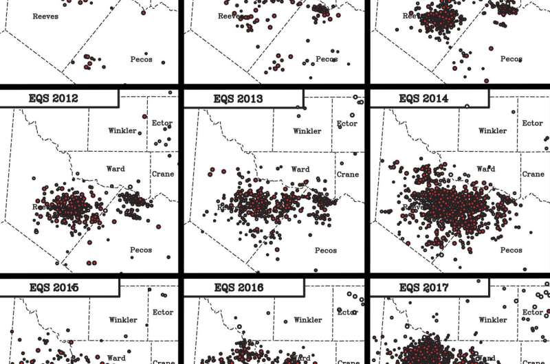 Historical data confirms recent increase in West Texas earthquakes