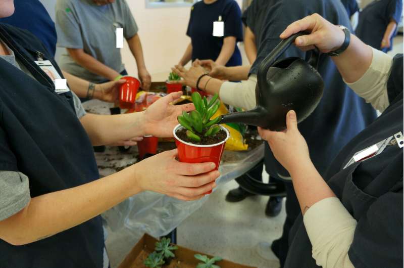 How a one-hour 'planting party' lifts spirits, builds skills among women in prison
