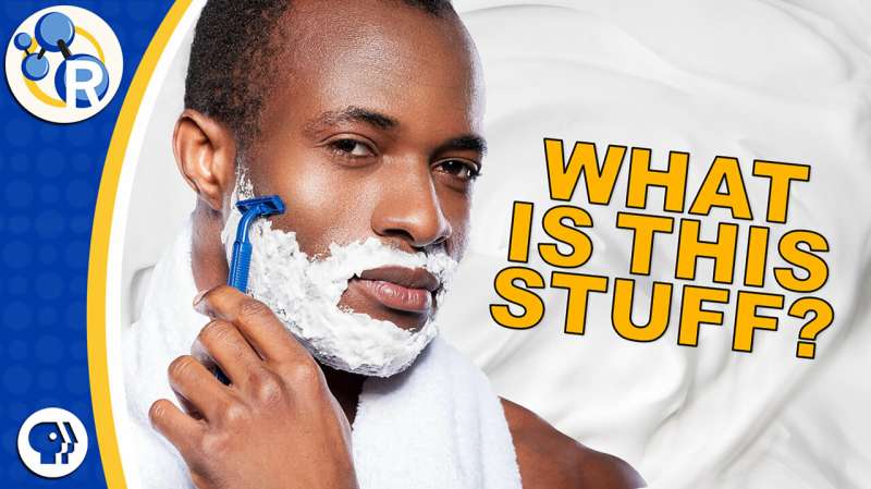 How shaving cream works (video)