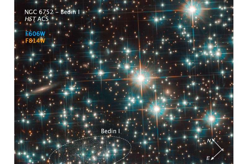 Hubble fortuitously discovers a new galaxy in the cosmic neighbourhood