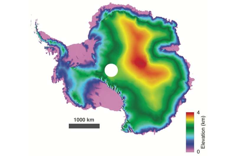 Image: Antarctica detailed in 3-D