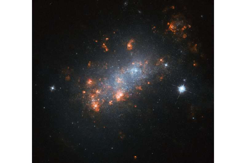 Image: Hubble peers at galactic cherry blossoms