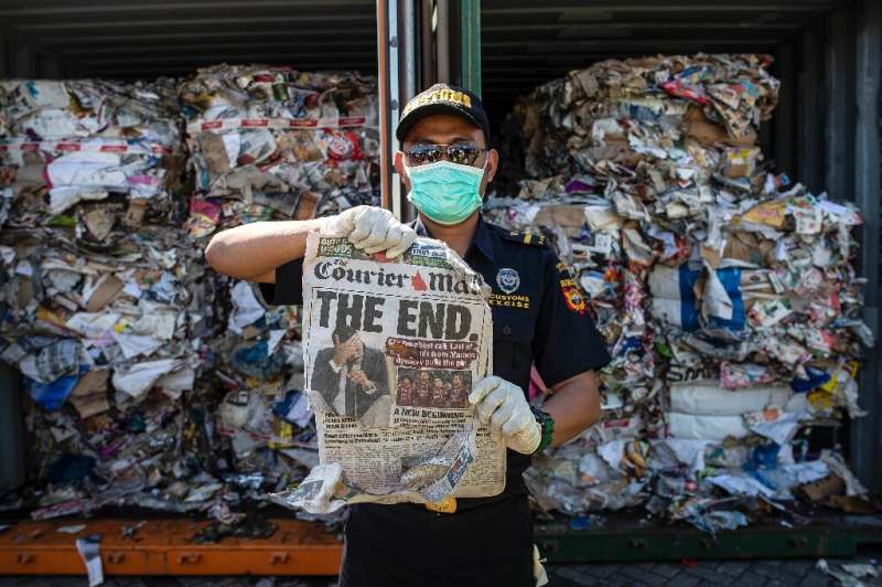 Indonesia last month said it would return more than 210 tonnes of garbage to Australia after authorities said they uncovered haz
