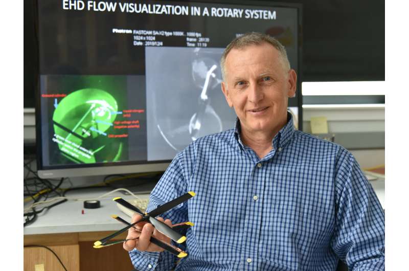 Ion wind technology breakthrough takes flight at SUNY Oswego