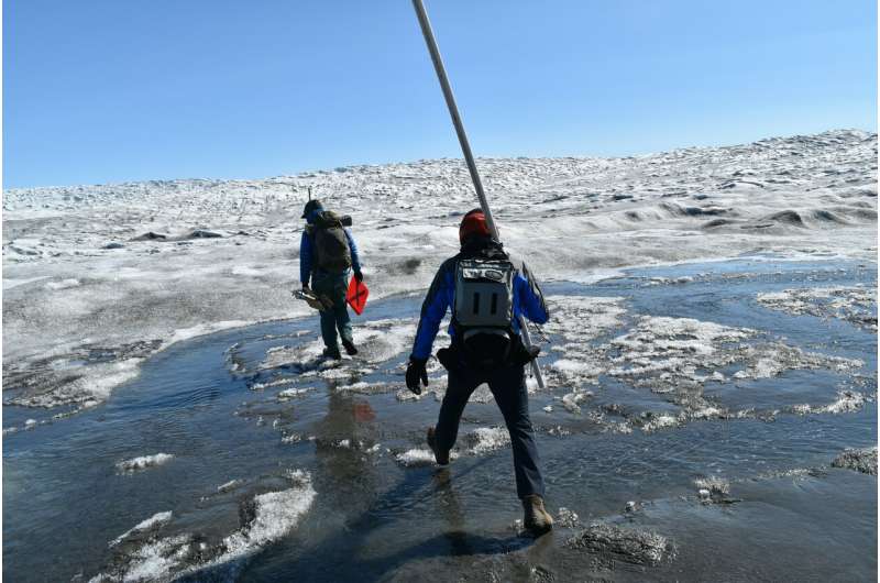 It's raining on the Greenland ice -- in the winter