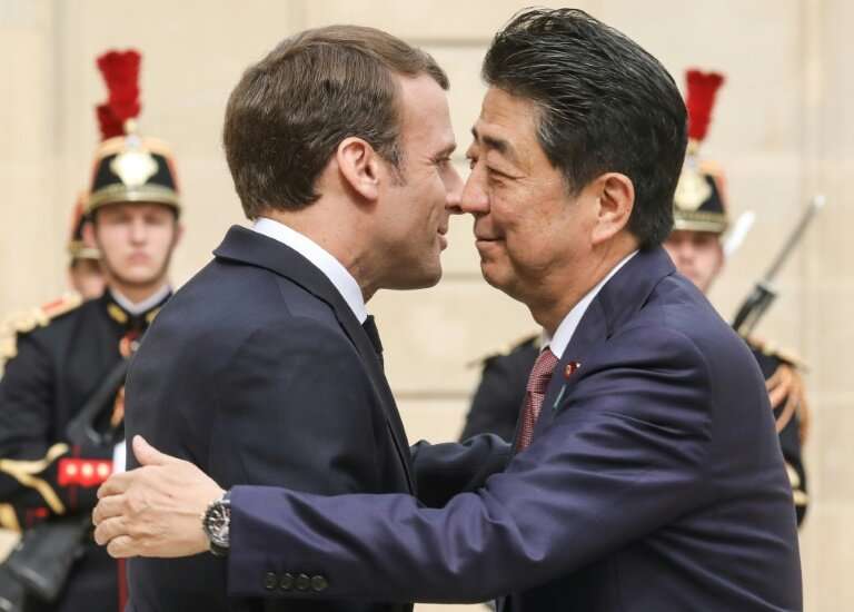 It wasn't clear whether the Ghosn scandal was addressed at talks between French President Emmanuel Macron and Japan's premier Sh