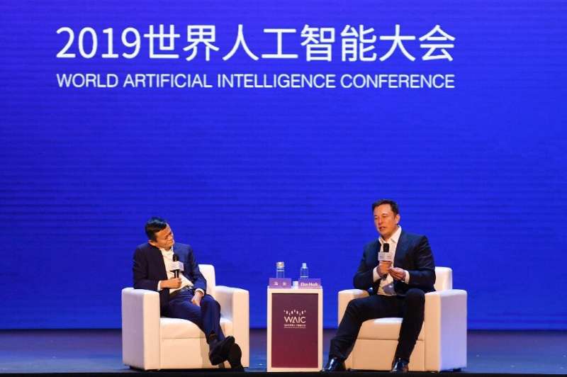 Jack Ma and Elon Musk faced off in an animated debate about AI