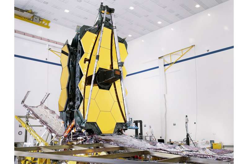 James Webb Space Telescope assembled for the first time