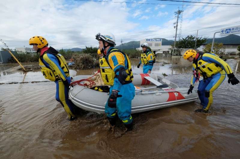 Japanese Prime Minister Shinzo Abe said rescue units &quot;are trying their best&quot; to reach those still unaccounted for afte