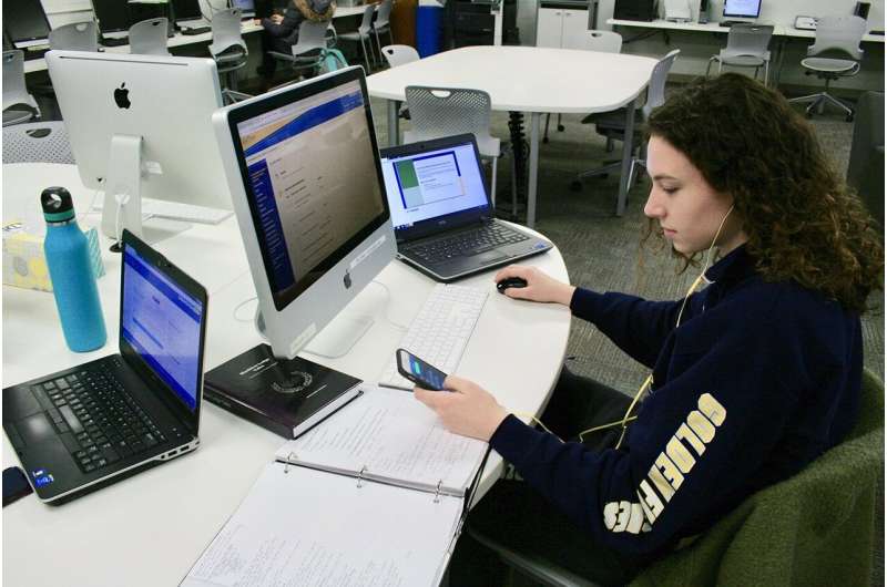 Kent State study finds multitasking increases in online courses compared to face-to-face