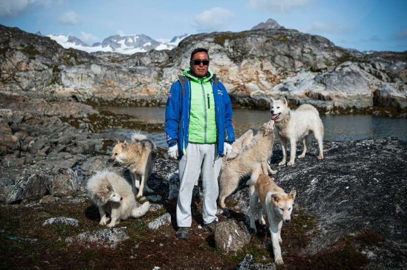 Kunuk Abelsen is a hunter from the Greenlandic village of Kulusuk, who has 22 dogs