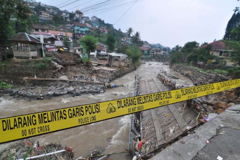 Landslides and floods are common in Indonesia especially during the monsoon season between October and April