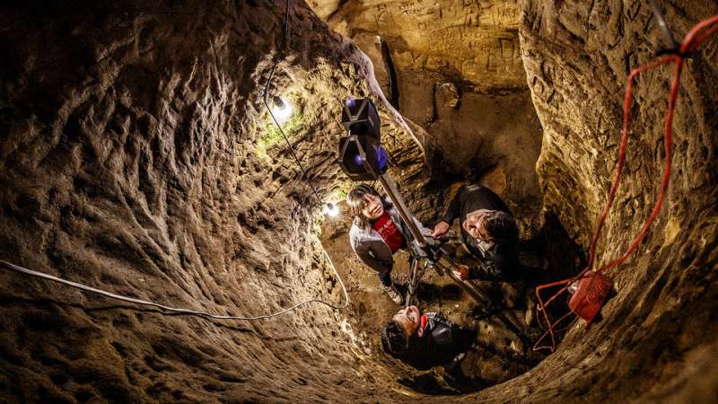 Laser scanning leads to 3-D rendering of robber’s cave