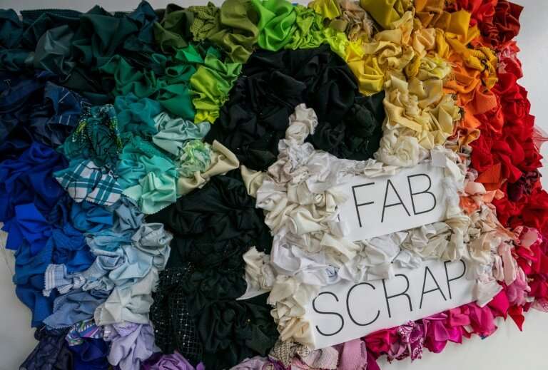 Last year, Fabscrap picked up a total of 150,000 pounds of fabric