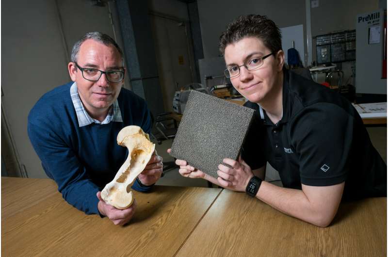 Lightweight metal foams become bone hard and explosion proof after being nanocoated