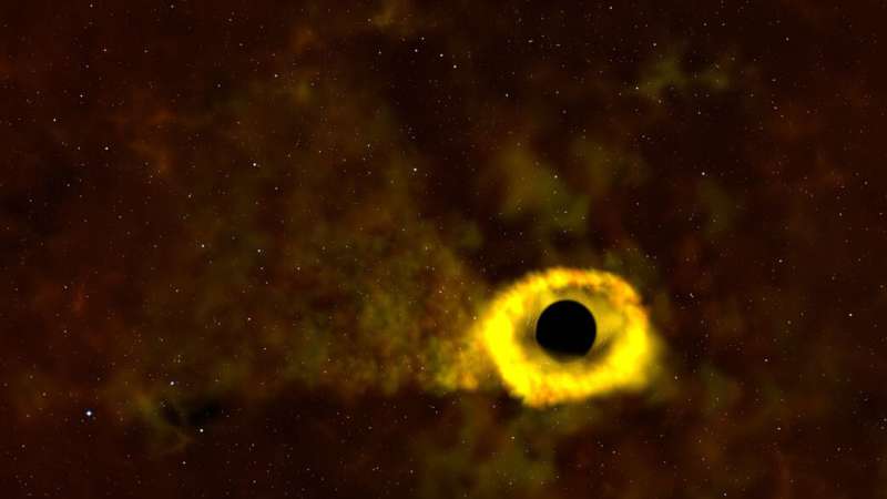'Lucky' observation: Scientists watch a black hole shredding a star
