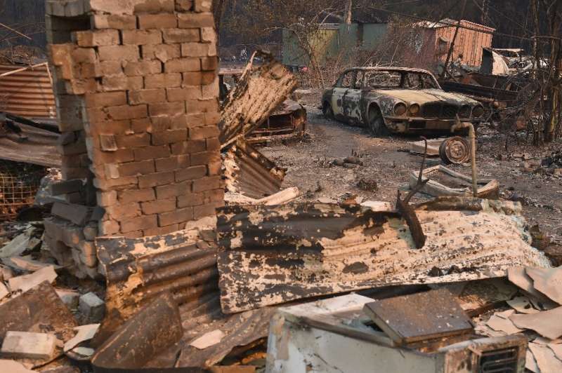 Many residents in eastern Australia are returning to their scorched communities to assess the extent of the fire damage