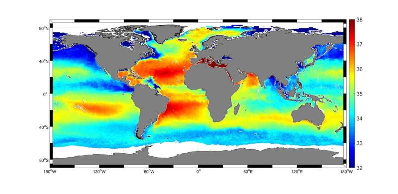 Mapping salty waters