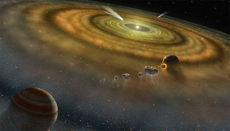 **Meteorites lend clues to solar system's origin