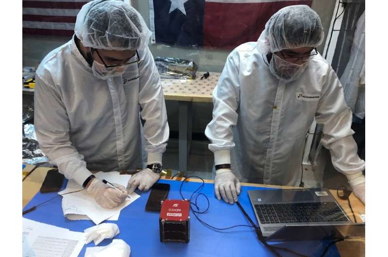 Mexican students launch a small satellite to the International Space Station