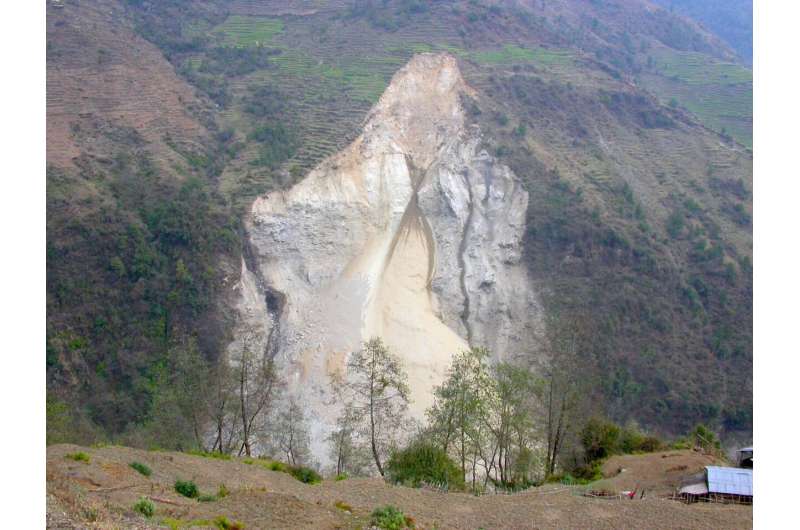 Minerals in mountain rivers tell the story of landslide activity upstream