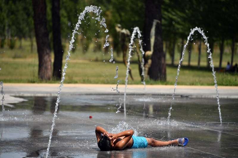 Montpellier, southern France, has witnessed some of the hottest weather in France this year