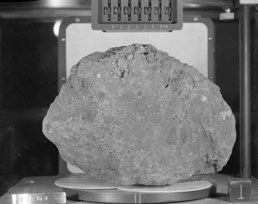 Moon rock recovered by astronauts likely originated on Earth
