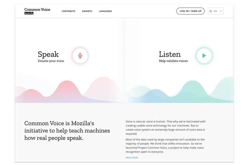 Mozilla initiative helps voice technology players via multi-language dataset