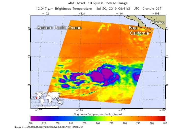 NASA casts a double eye on hurricane Flossie