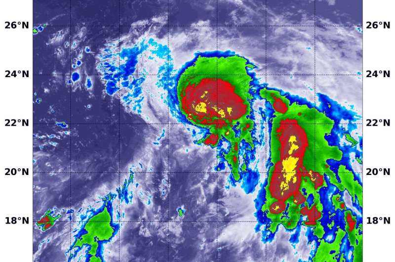 NASA catches birth of Northwestern Pacific's Tropical Storm Francisco