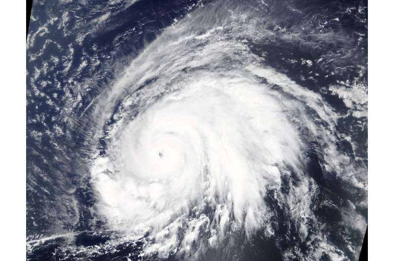 NASA data stares into the eye of powerful hurricane Lorenzo