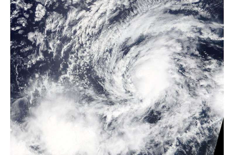 NASA finds a tiny tropical storm Kiko