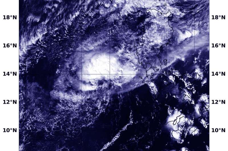 NASA imagery indicates a dissipating Kalmaegi &amp;nbsp;