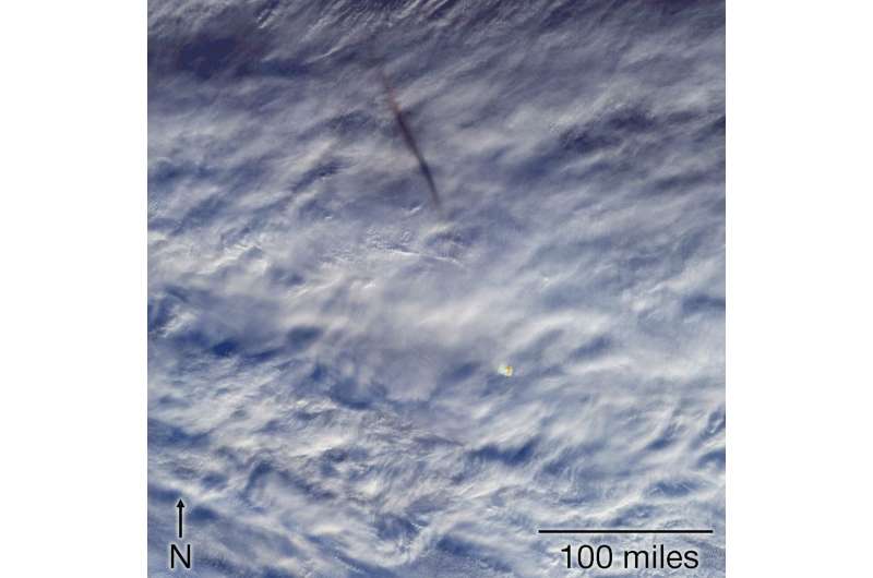 NASA instruments image fireball over Bering Sea