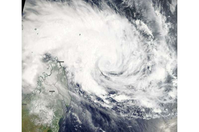 NASA satellite shows Tropical Cyclone Gelena near Madagascar