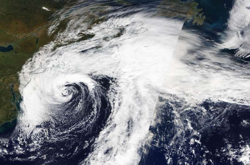 NASA sees Atlantic subtropical storm Melissa form off New England coast