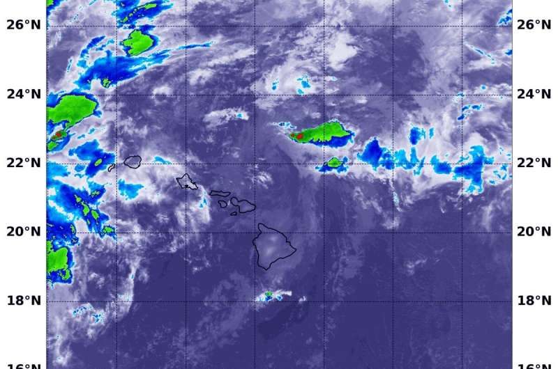 NASA sees Flossie now a remnant low pressure area