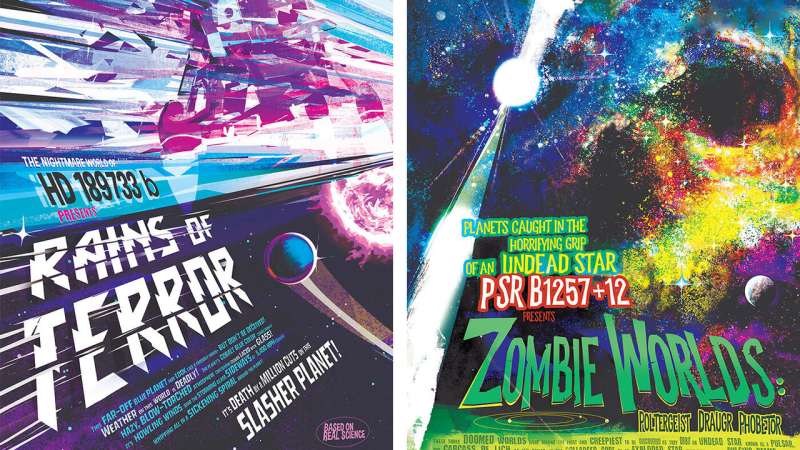 NASA's latest exoplanet posters are a Halloween treat