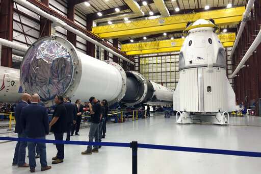 NASA, SpaceX aim for March test of 1st new astronaut capsule