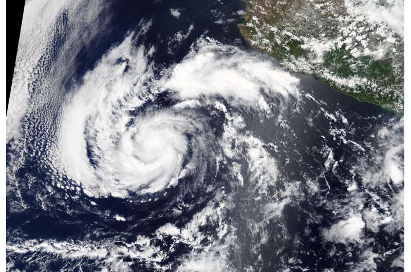 NASA's terra satellite eyes tropical storm Alvin