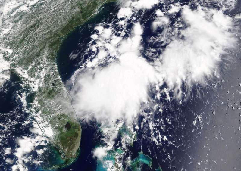 NASA's Terra sees the end of Atlantic Tropical Depression 3