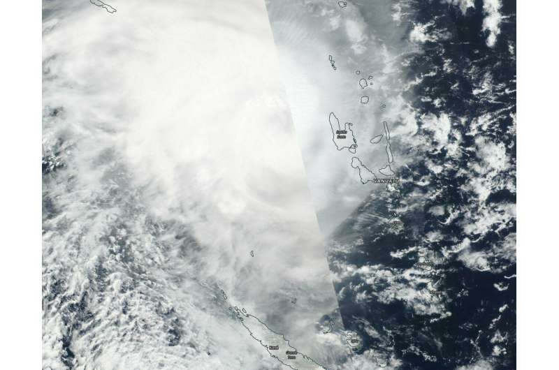 NASA tracks Tropical Cyclone Oma as warnings remain for Vanuatu