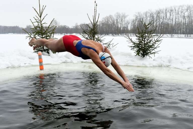 Natalya Seraya founded Moscow's &quot;Walruses of the Capital&quot; club and has set Russian records for marathon ice swims