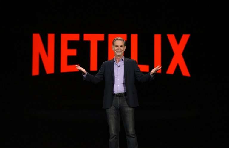 Netflix CEO Reed Hastings is seen in a 2016 photo