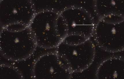 Neutrinos seen in the clustering of galaxies