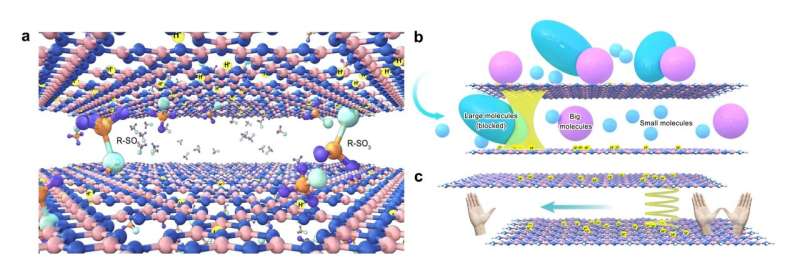 New membrane efficiently separates mirrored molecules
